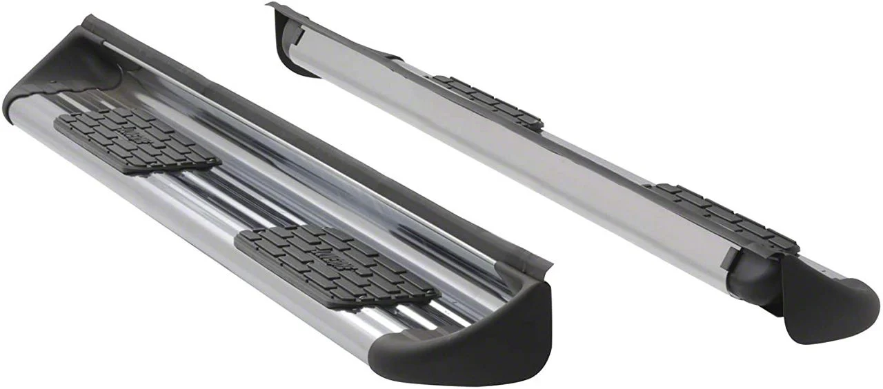 Stainless Side Entry Running Boards; Polished (17-26 F-350 Super Duty SuperCrew)