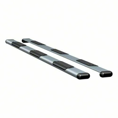 O-Mega II 6-Inch Wheel-to-Wheel Oval Side Step Bars; Silver (11-16 F-350 Super Duty SuperCrew w/ 8-Foot Bed)