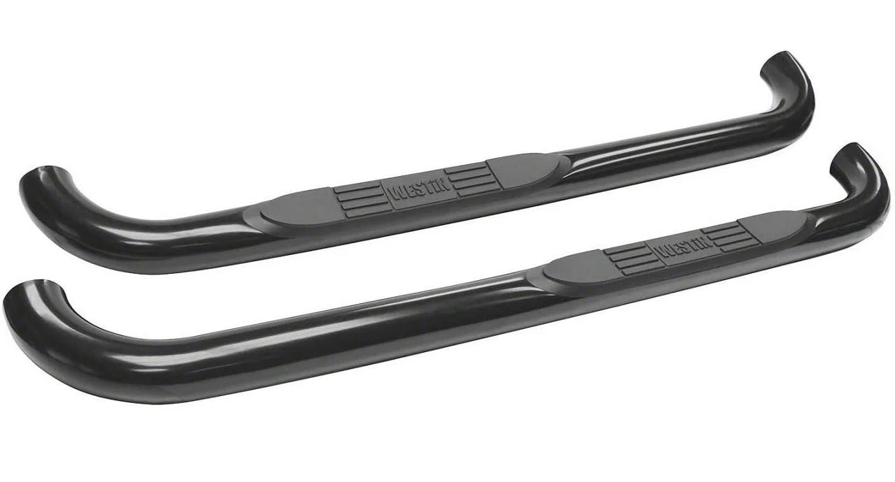 Westin E-Series 3-Inch Nerf Side Step Bars; Black (11-16 F-350 Super Duty Regular Cab)