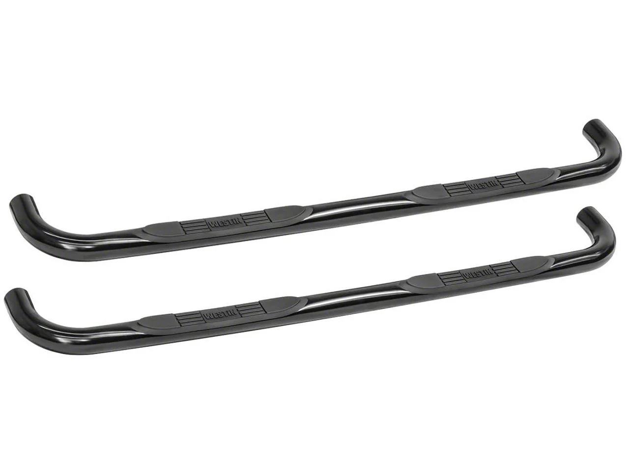 Westin E-Series 3-Inch Nerf Side Step Bars; Black (11-16 F-350 Super Duty SuperCrew)