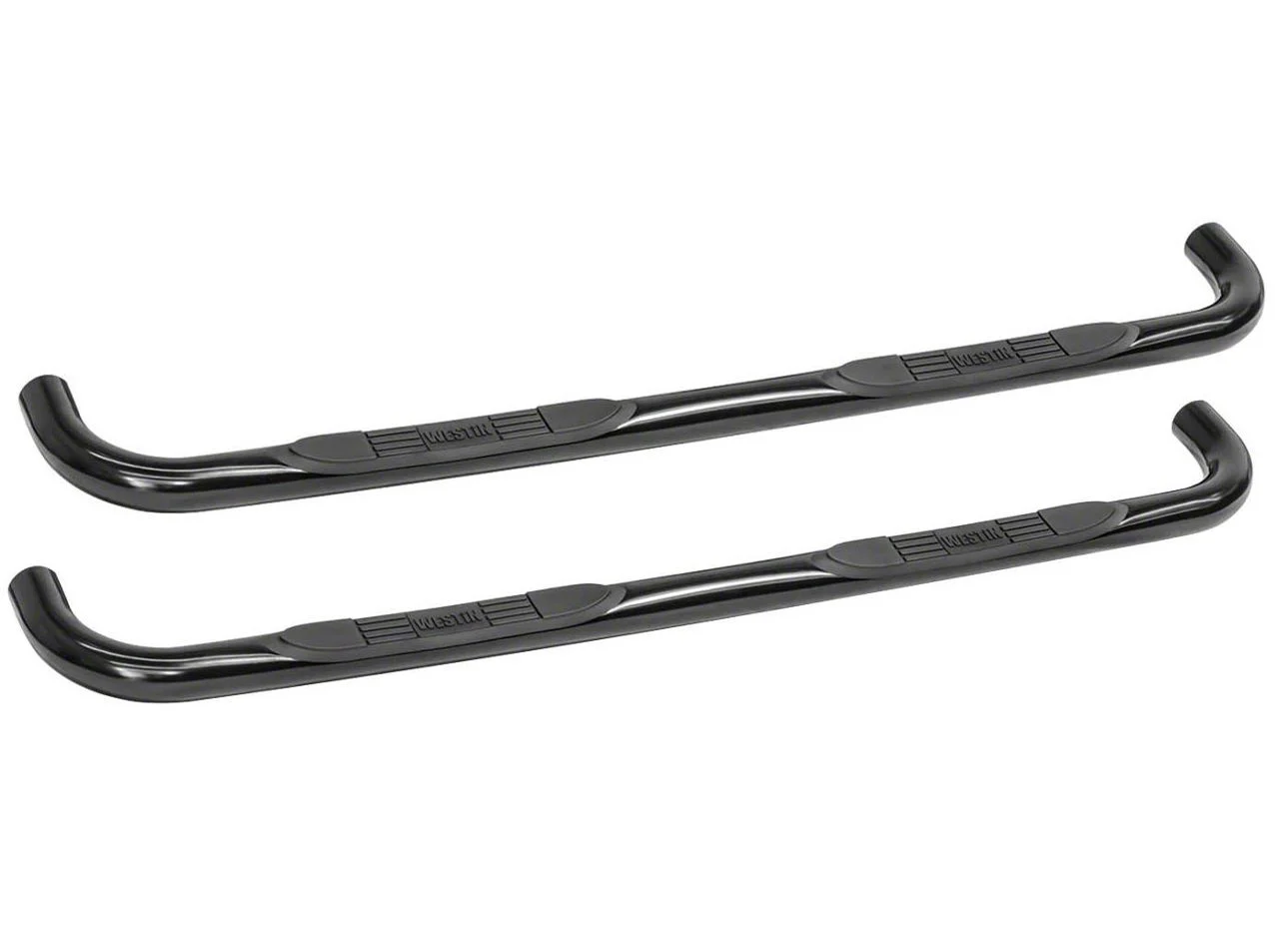 Westin E-Series 3-Inch Nerf Side Step Bars; Black (17-26 F-350 Super Duty SuperCab)
