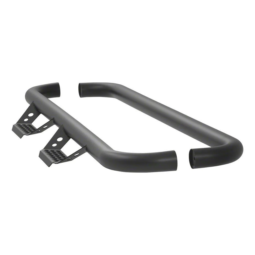 Baja Steps; Textured Black (17-26 F-350 Super Duty SuperCab)
