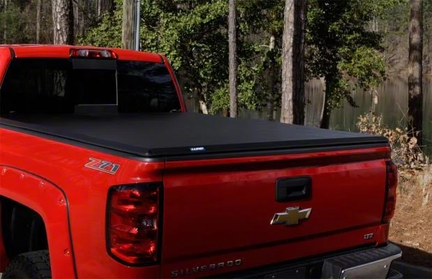 Hard Fold Tonneau Cover; Black (11-26 F-350 Super Duty w/ 8-Foot Bed)