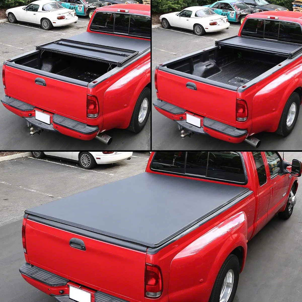 Tri-Fold Soft Tonneau Cover (15-26 F-350 Super Duty w/ 8-Foot Bed)