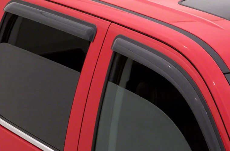 Ventvisor Window Deflectors; Front and Rear; Dark Smoke (11-16 F-350 Super Duty SuperCrew)