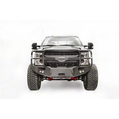 Fab Fours Premium Winch Front Bumper with Full Guard; Bare Steel (17-22 F-350 Super Duty)