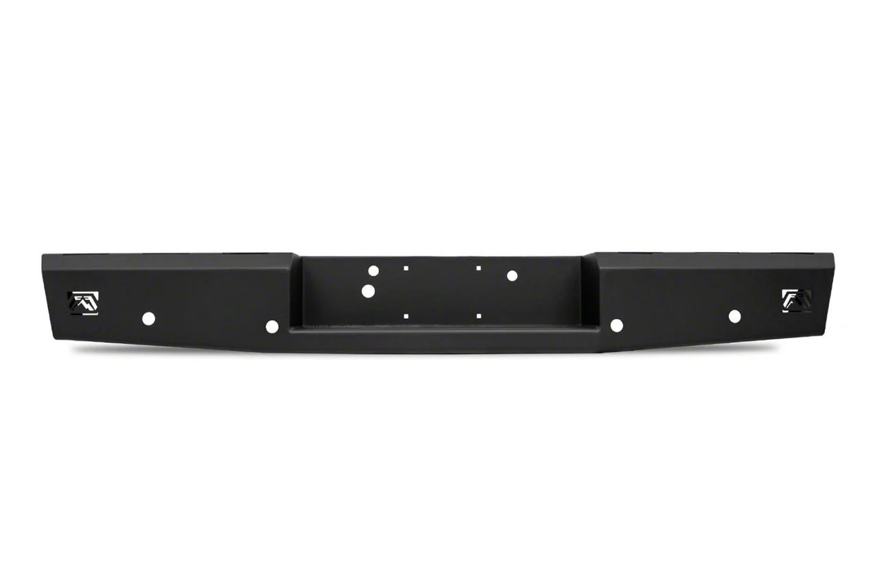 Fab Fours Red Steel Rear Bumper; Matte Black (11-16 F-350 Super Duty)