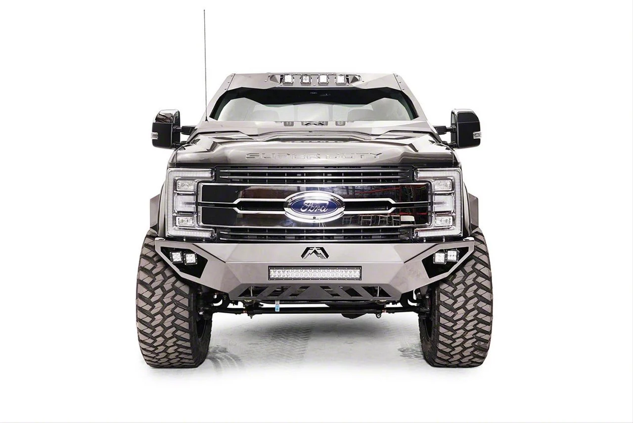 Fab Fours ViCowl Windshield Protector; Bare Steel (17-22 F-350 Super Duty)