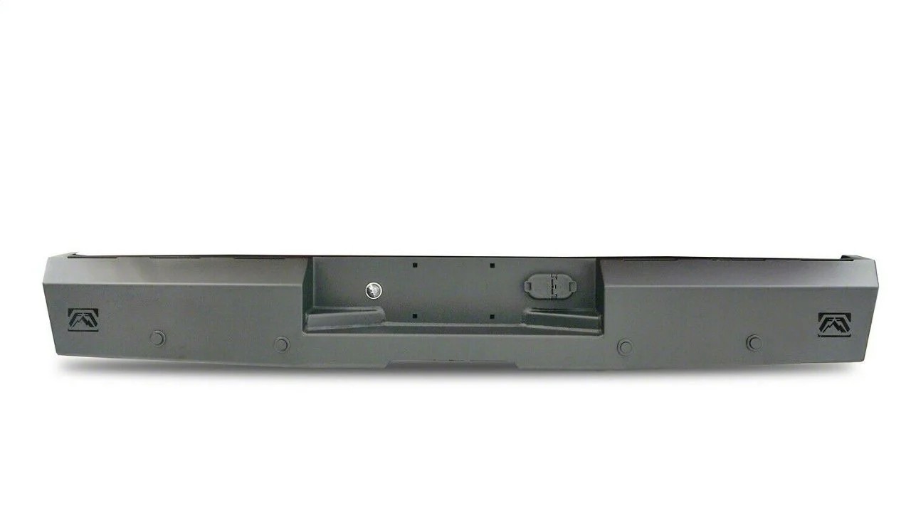 Fab Fours Red Steel Rear Bumper; Matte Black (19-26 RAM 1500, Excluding RHO & TRX)
