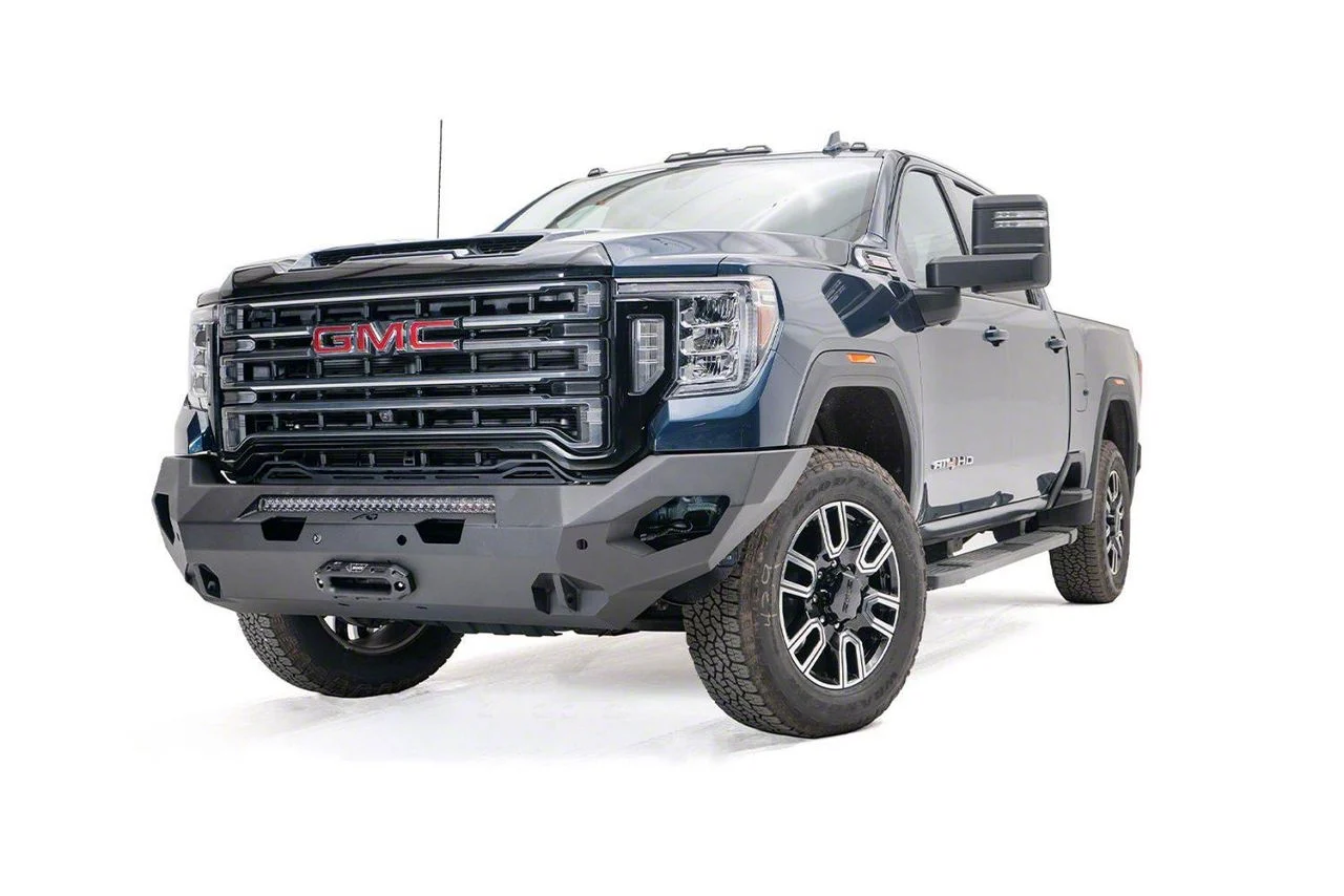 Fab Fours Matrix Front Bumper with No Guard; Matte Black (10-18 RAM 3500)