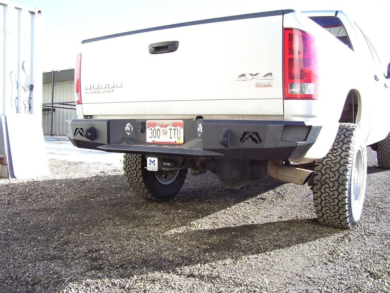 Fab Fours Premium Rear Bumper; Matte Black (03-09 RAM 3500)