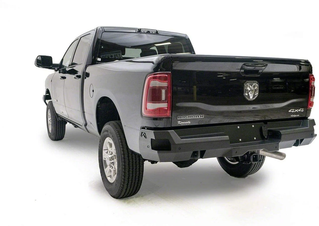 Fab Fours Premium Rear Bumper; Matte Black (19-26 RAM 3500)