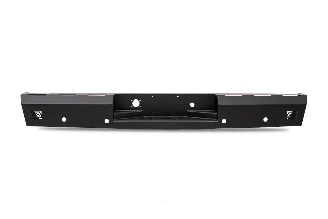 Fab Fours Red Steel Rear Bumper; Matte Black (03-09 RAM 3500)