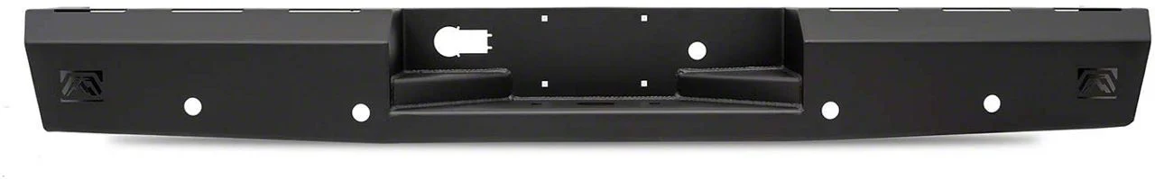 Fab Fours Red Steel Rear Bumper; Matte Black (10-18 RAM 3500)
