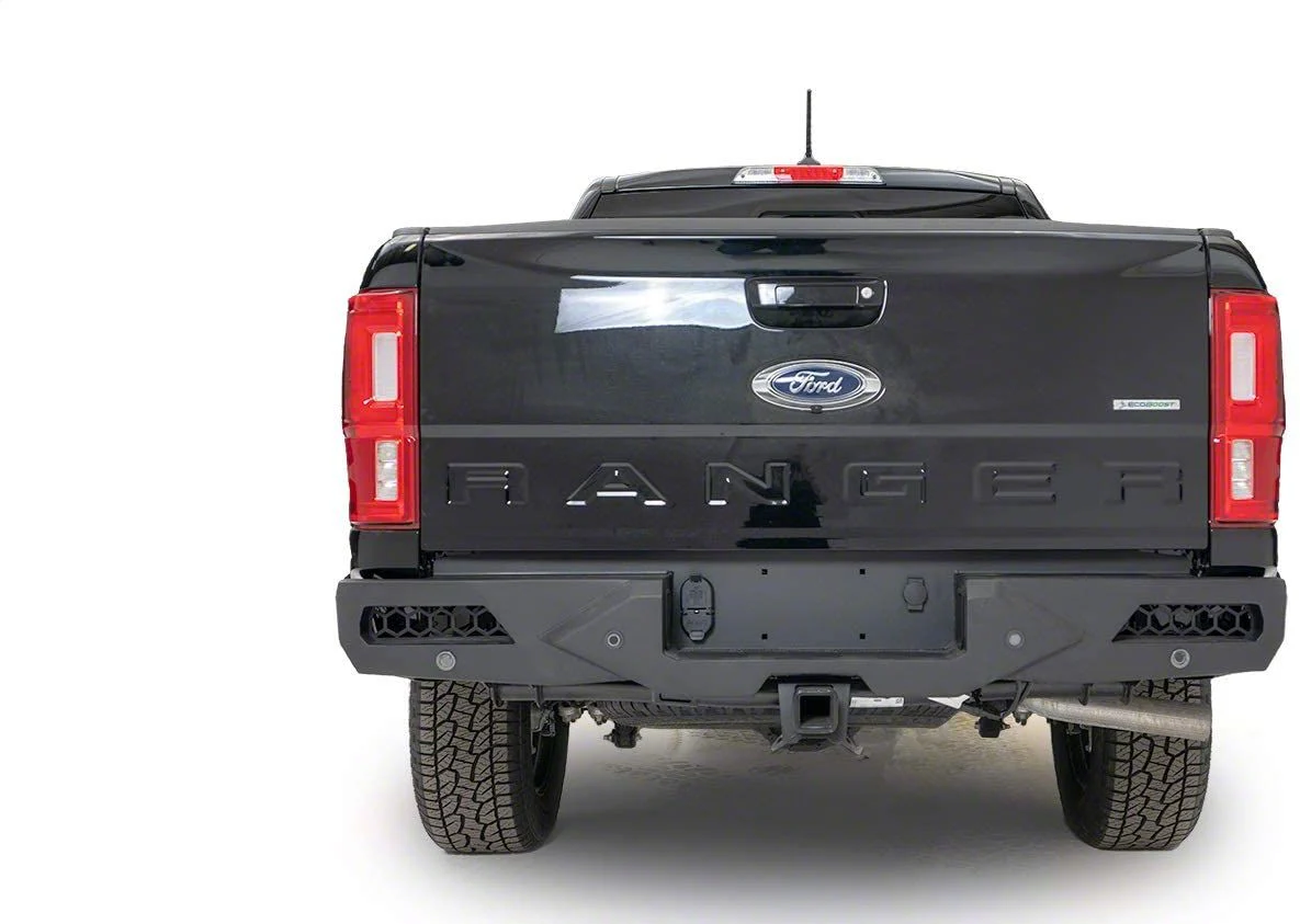 Fab Fours Vengeance Rear Bumper; Matte Black (19-23 Ranger)