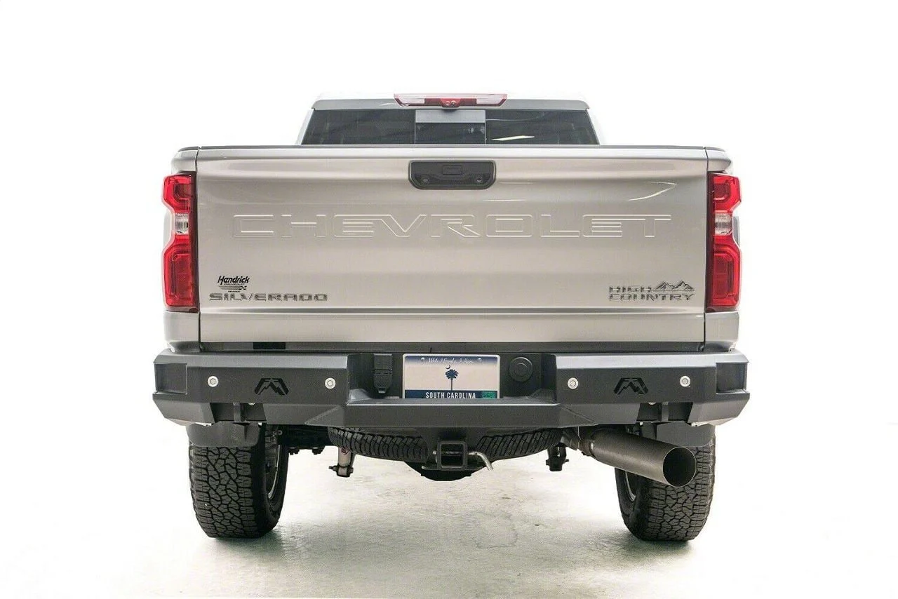 Fab Fours Premium Rear Bumper; Bare Steel (20-26 Sierra 3500 HD)