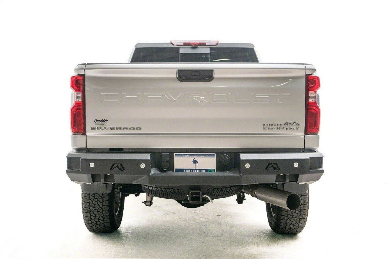Fab Fours Premium Rear Bumper; Bare Steel (20-26 Silverado 2500 HD)