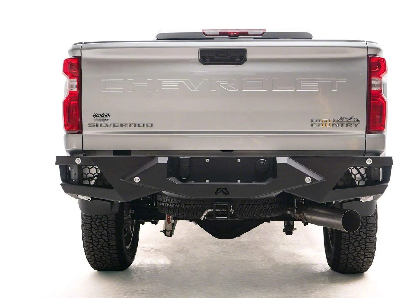 Fab Fours Vengeance Rear Bumper; Bare Steel (20-26 Silverado 3500 HD)