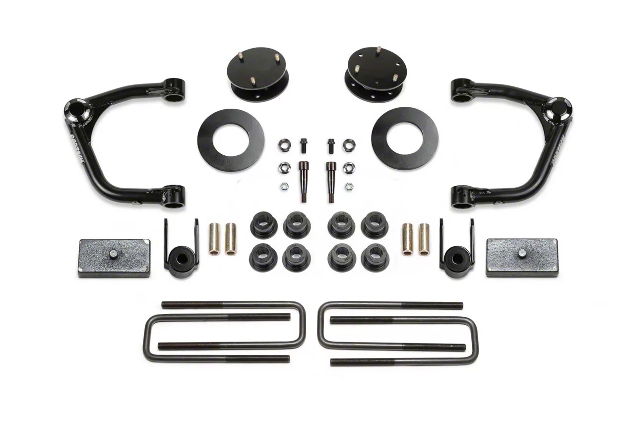 Fabtech 3-Inch Uniball Upper Control Arm Lift Kit (19-24 Sierra 1500 Denali)