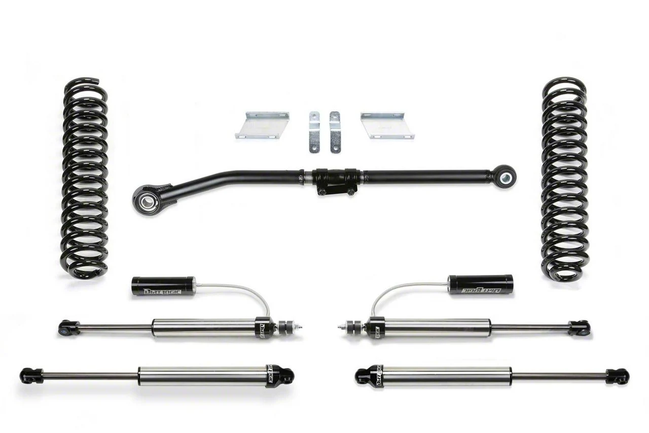 Fabtech 2.50-Inch Basic Suspension Lift Kit with Dirt Logic 2.25 Reservoir Coil-Overs and Dirt Logic 2.25 Shocks (17-22 4WD 6.7L Powerstroke F-250 Super Duty)