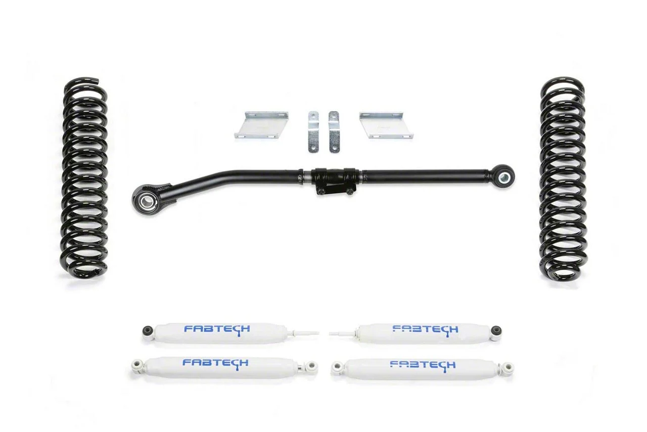 Fabtech 2.50-Inch Basic Suspension Lift Kit with Performance Shocks (17-22 4WD 6.7L Powerstroke F-250 Super Duty)