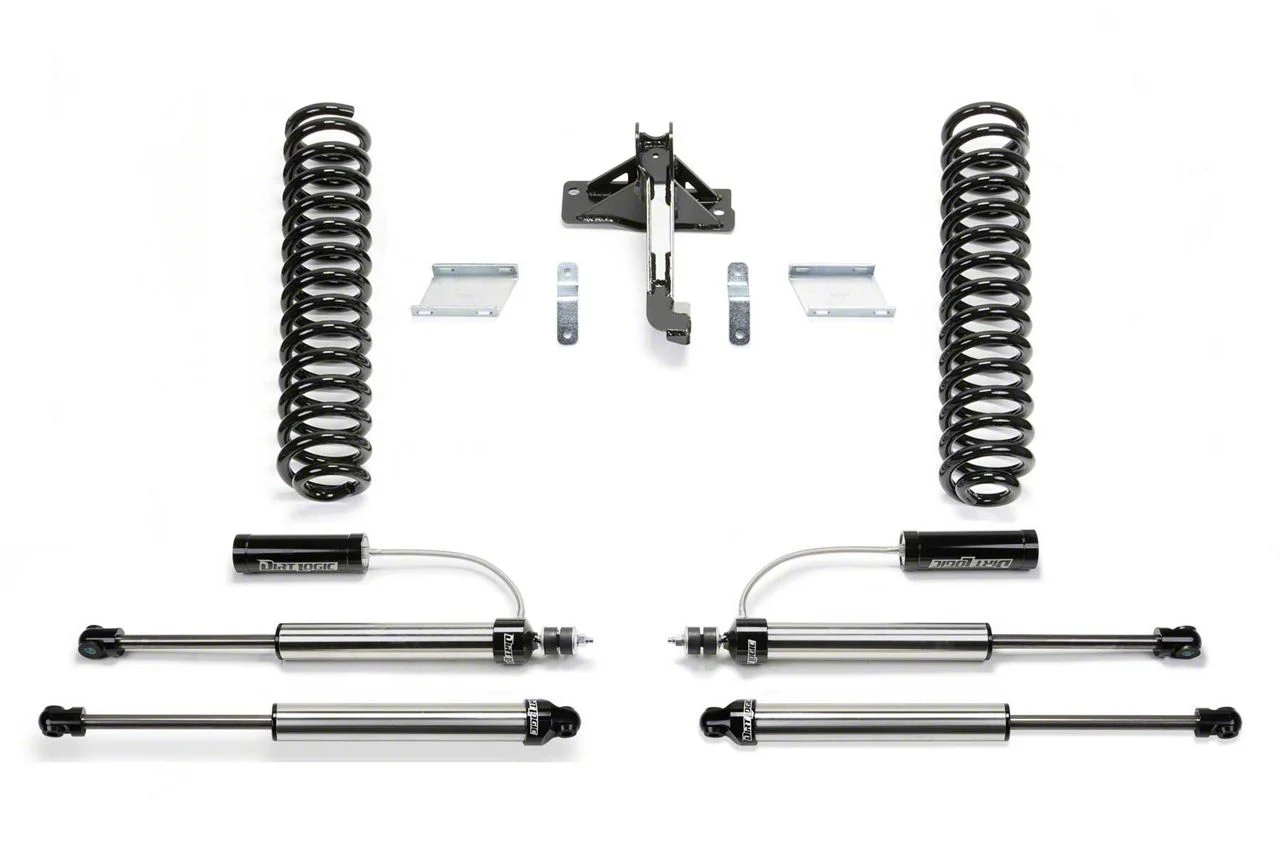 Fabtech 2.50-Inch Budget Suspension Lift Kit with Dirt Logic 2.25 Reservoir Coil-Overs and Dirt Logic 2.25 Shocks (17-22 4WD 6.7L Powerstroke F-250 Super Duty)