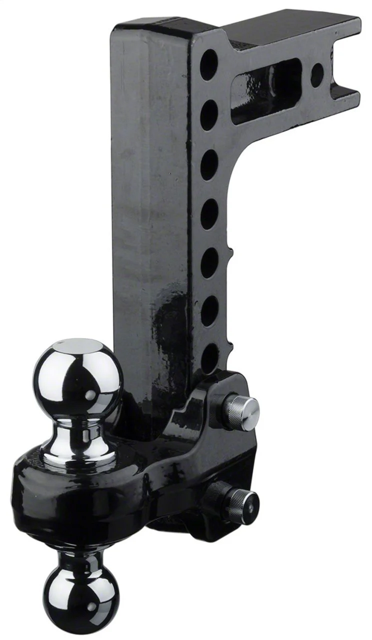 FLASH SSBM HD Series 2.50-Inch Receiver Hitch Adjustable Ball Mount; 10-Inch Drop (Universal; Some Adaptation May Be Required)