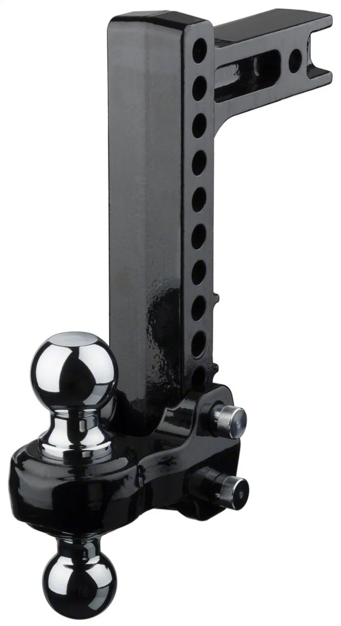 FLASH SSBM Series 2-Inch Receiver Hitch Adjustable Ball Mount; 10-Inch Drop (Universal; Some Adaptation May Be Required)