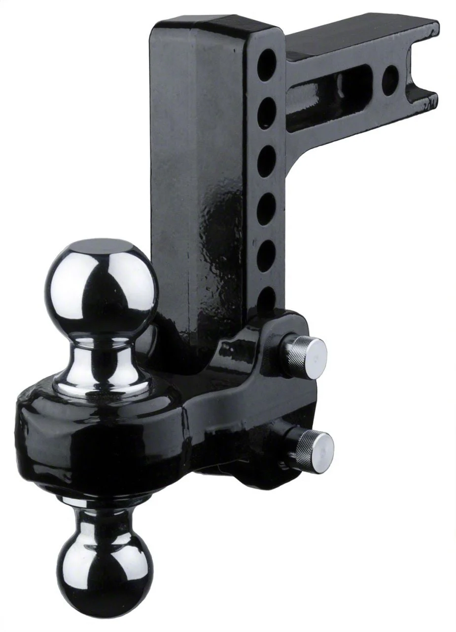 FLASH SSBM Series 2-Inch Receiver Hitch Adjustable Ball Mount; 6-Inch Drop (Universal; Some Adaptation May Be Required)