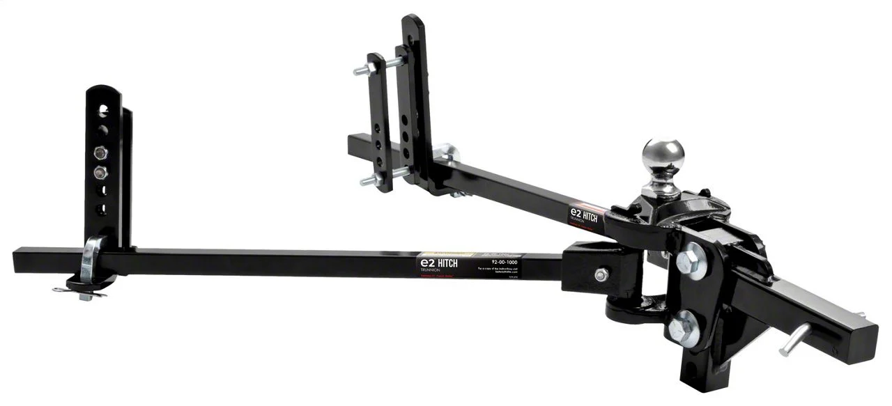 e2 10K Trunnion Weight Distributing Receiver Hitch with Built-In Sway Control (Universal; Some Adaptation May Be Required)