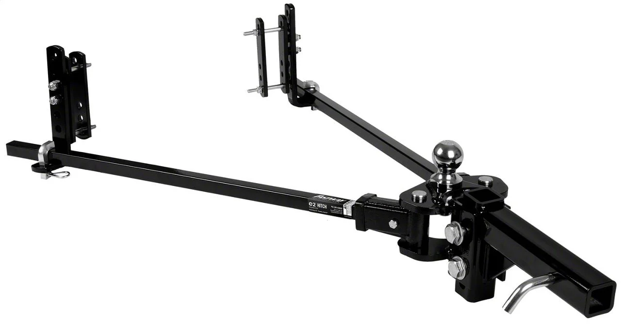 e2 4.5K Trunnion Weight Distributing Receiver Hitch with Built-In Sway Control (Universal; Some Adaptation May Be Required)