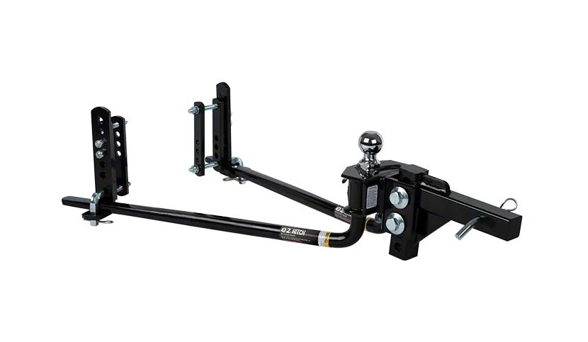 e2 6K Round Bar Weight Distributing Receiver Hitch with Built-In Sway Control (Universal; Some Adaptation May Be Required)