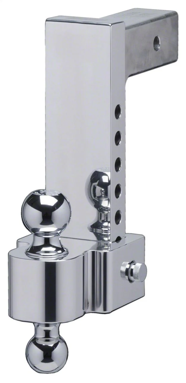 FLASH E Series HD 2.50-Inch Receiver Hitch Adjustable Ball Mount; 10-Inch Drop (Universal; Some Adaptation May Be Required)