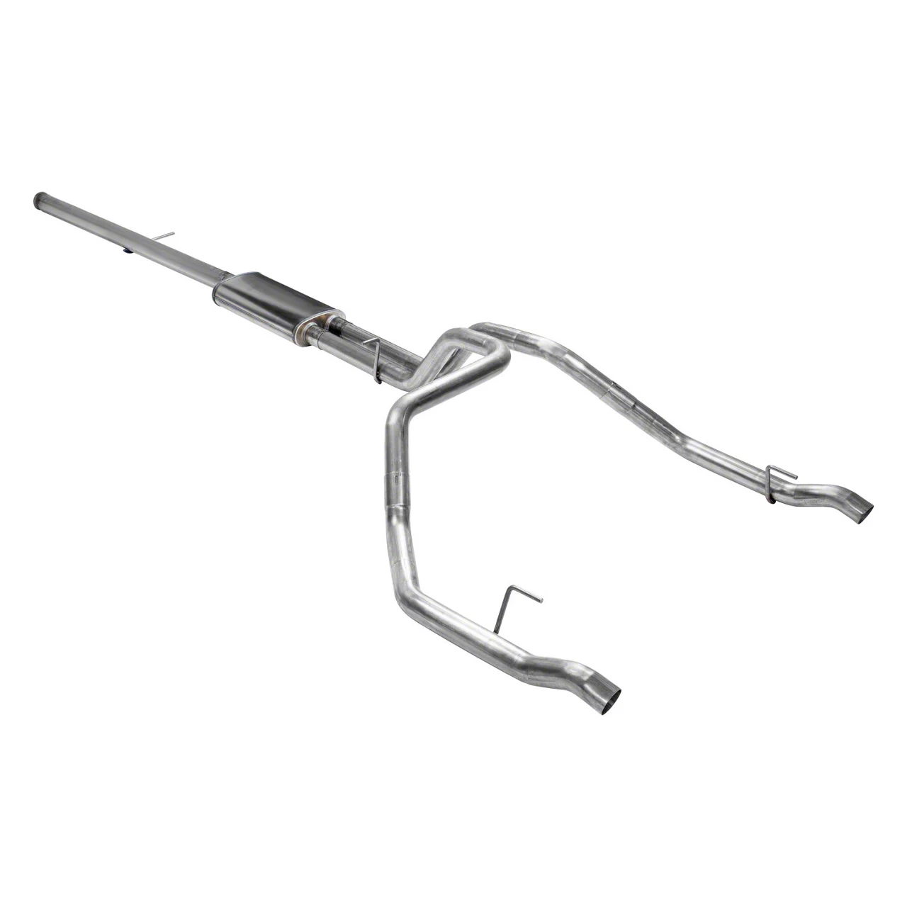 Flowmaster FlowFX Dual Exhaust System; Rear Exit (19-26 5.3L Silverado 1500 w/ Factory Dual Exhaust)