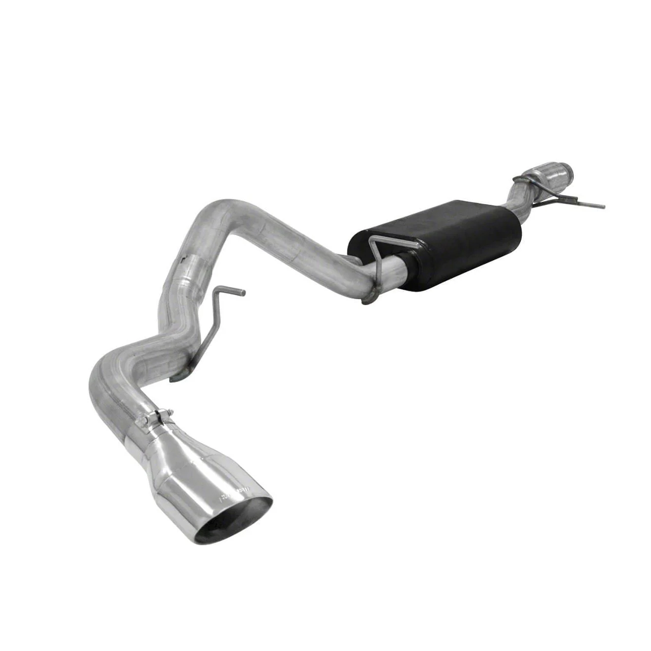 Flowmaster Force II Single Exhaust System with Polished Tip; Side Exit (15-20 5.3L Tahoe)