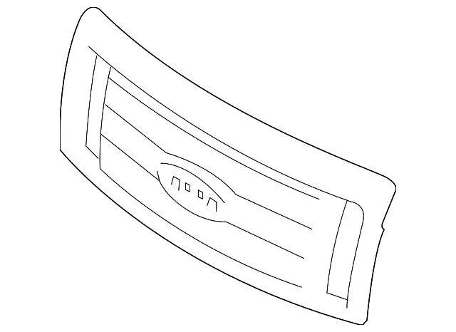 Ford 3-Bar Design Upper Replacement Grille; Chrome (09-14 F-150, Excluding Raptor)