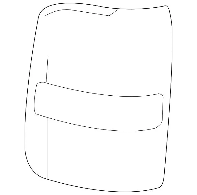 Ford Factory Replacement Tail Light; Black Housing; Red Lens; Passenger Side (04-05 F-150 Styleside)