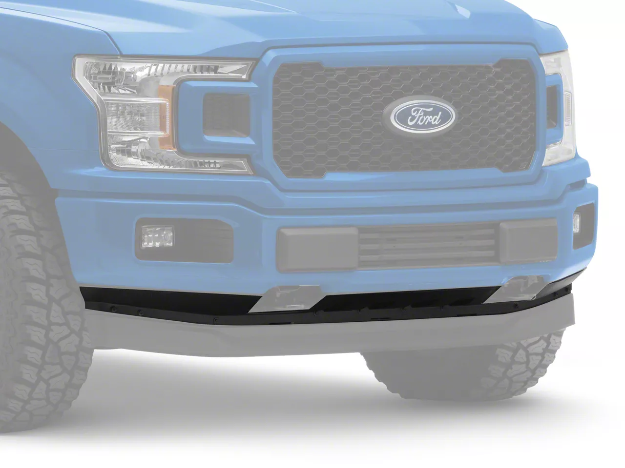 Ford Front Bumper Valance with Tow Hook Openings (18-20 F-150, Excluding Raptor)