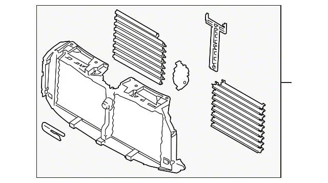 Ford Grille Shutter (18-20 F-150, Excluding Raptor)