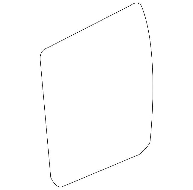 Ford Heated Side Mirror Glass; Passenger Side (04-10 F-150)