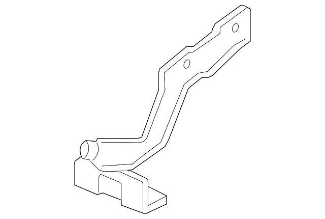 Ford Hood Hinge; Driver Side (04-08 F-150)