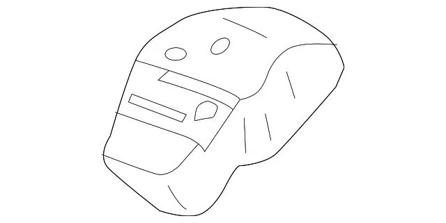 Ford Inner Front Bumper Mounting Bracket; Driver Side (04-08 F-150)