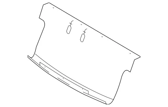 Ford Radiator Support Lower Air Deflector (09-10 F-150)