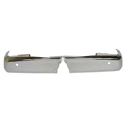 Ford Rear Bumper Corner Covers; Pre-Drilled for Backup Sensors; Chrome (15-20 F-150, Excluding Raptor)