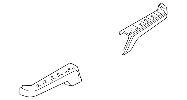 Ford Rear Bumper Corner Covers; Pre-Drilled for Backup Sensors (17-20 F-150 Raptor)