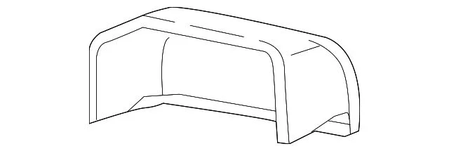 Ford Standard Door Mirror Cover; Chrome; Passenger Side (15-20 F-150)