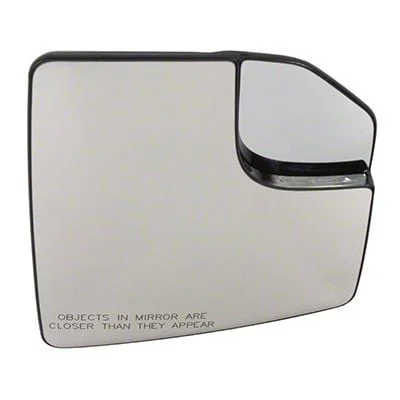 Ford Standard Non-Heated Side Mirror Glass without Blind Spot Detection; Passenger Side (15-20 F-150)
