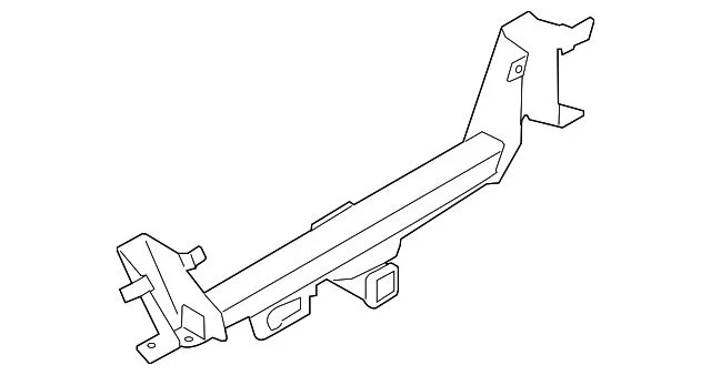 Ford Trailer Hitch Reinforcement Draw Bar (09-14 F-150 Styleside w/o Towing Package)