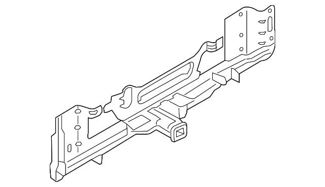 Ford Trailer Hitch Reinforcement Draw Bar (15-20 F-150 w/ Towing Package)