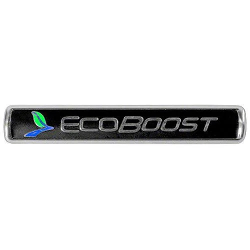 Ford Performance EcoBoost Emblems; Black and Silver (Universal; Some Adaptation May Be Required)
